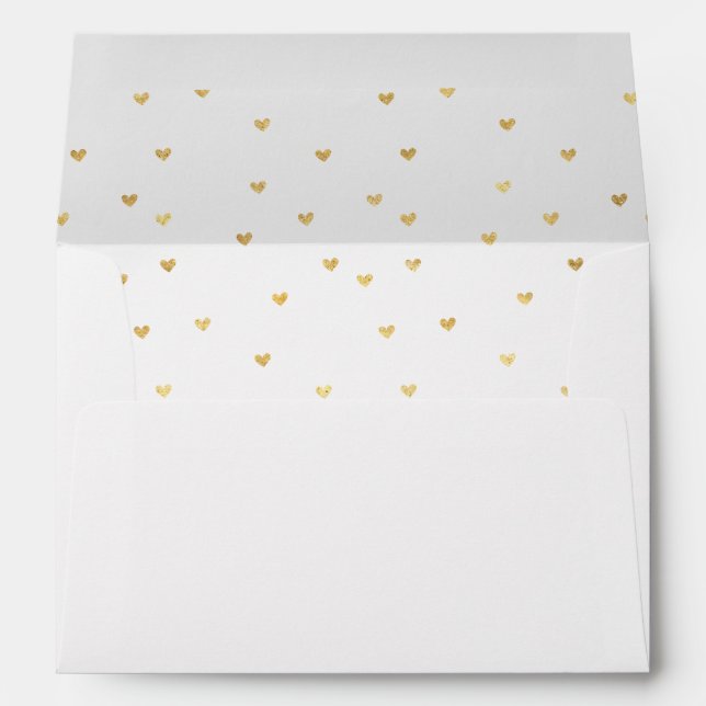 Gold Hearts Envelopes (Back (Bottom))