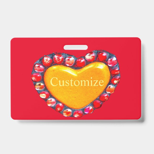 Gold hearts Thunder_Cove ID Badge (Front)