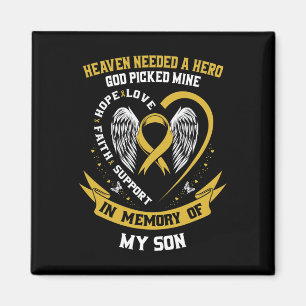 Gold Heaven Needed A Hero God Picked My Son Childh Magnet