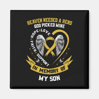 Gold Heaven Needed A Hero God Picked My Son Childh Magnet