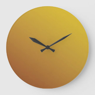 Gold Hexagon: Glitter Geometric Background. Large Clock