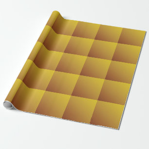 Gold Hexagon: Glitter Geometric Background. Wrapping Paper