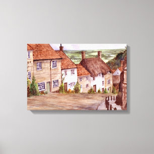 Gold Hill Shaftesbury Canvas Print