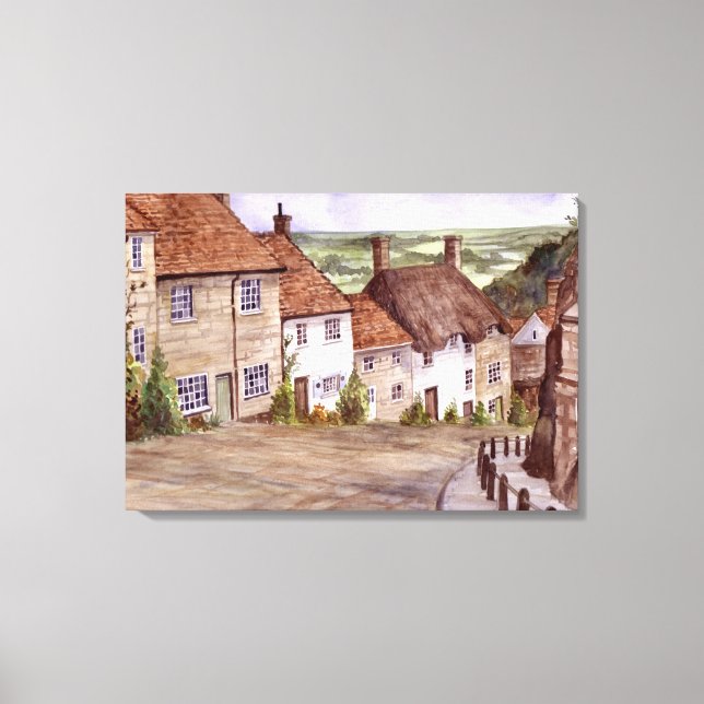 Gold Hill Shaftesbury Canvas Print (Front)