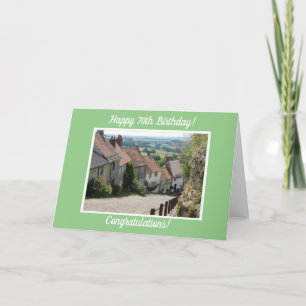 Gold Hill, Shaftesbury, Dorset, England Card