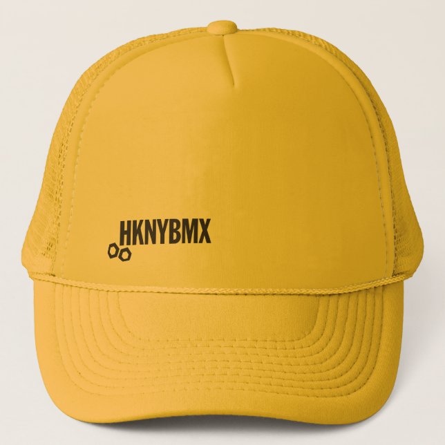 Gold HKNYBMX Trucker Cap (Front)