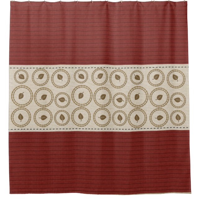 Gold Holiday Season Vibe Shower Curtain (Front)