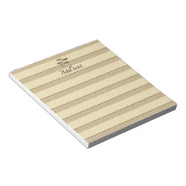 Gold Holidays Vibe Notepad