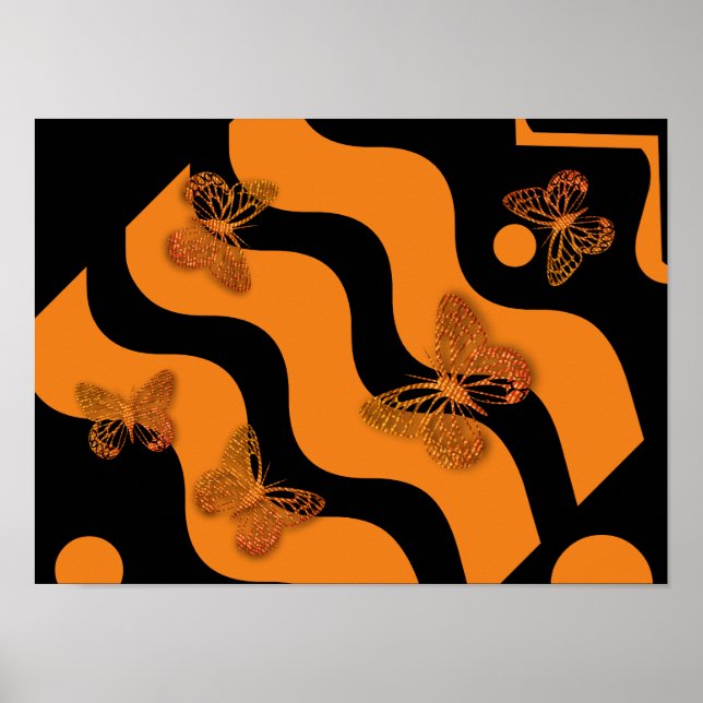 Gold Holidays Vibe Poster (Front)