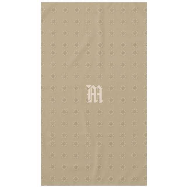 Gold Holidays Vibe Tablecloth (Front)