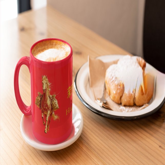 Gold Horse Chinese New Year 2026 Coffee Mug (Creator Uploaded)