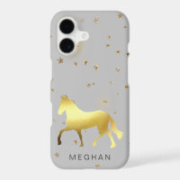 Gold Horse Stars Personalised Monogram
