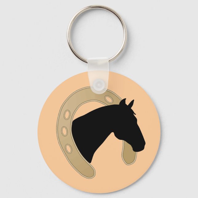 Gold Horseshoe KEYCHAIN (Front)
