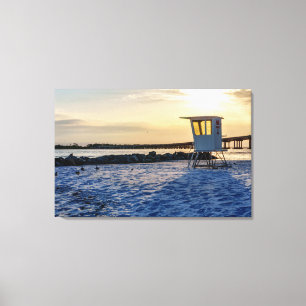 Gold Hour Destin East Pass Canvas Print