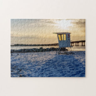 Gold Hour Destin East Pass Jigsaw Puzzle