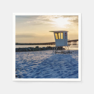 Gold Hour Destin East Pass Paper Napkin