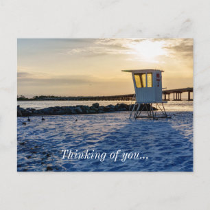 Gold Hour Destin East Pass Thinking Of U Postcard