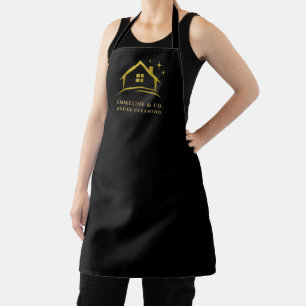 Gold House Cleaning Service House Apron