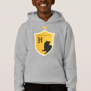 Gold HUFFLEPUFF™ Outlined Crowned Crest
