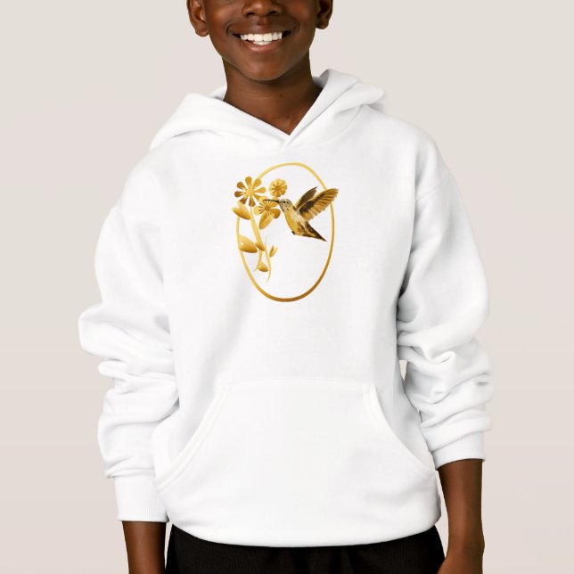 Gold Hummingbird framed Shirts (Front)