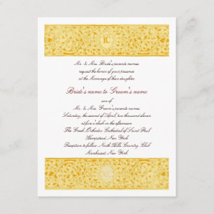 Gold ICXC Invitation