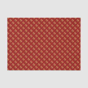 Gold Ideogram Pig Chinese Year Zodiac Birthday TsP Tissue Paper