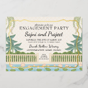 Gold Indian Engagement Party