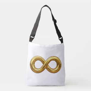 Gold Infinity Symbol Tote Bag
