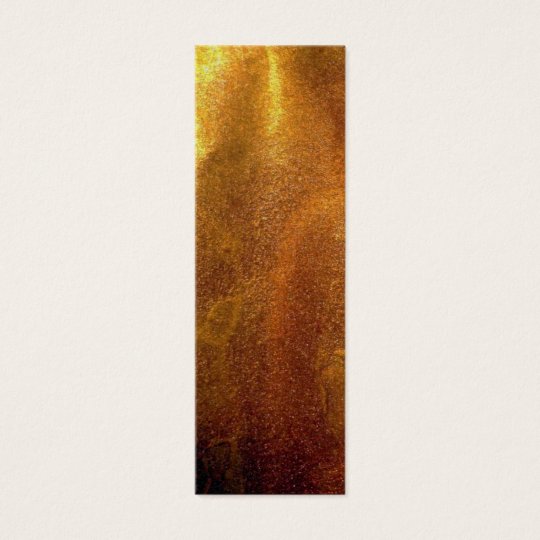Gold Ink Paper Shiny Texture Mini Business Card