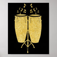 Gold Instruments - Conga Drum Beat Drummer