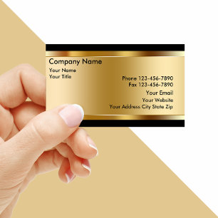 Gold Investment Business Cards