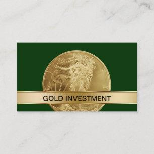 Gold Investment Business Cards