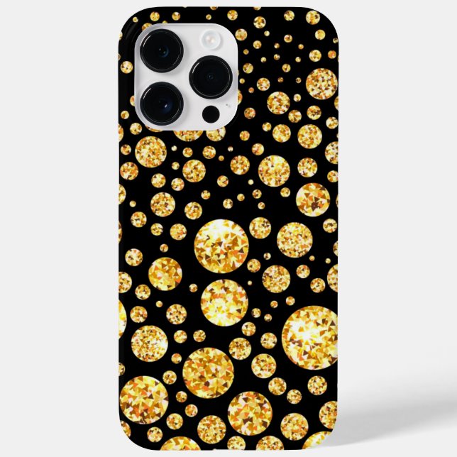 GOLD IRIDESCENT DIAMOND LOOK Case-Mate iPhone CASE (Back)