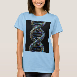 Gold & Iridescent Pearl Luxury Science Design T-Shirt