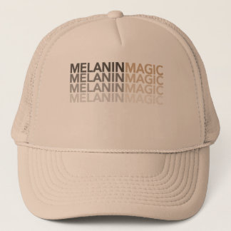 Gold is Beautiful Melanin Magic Chic Trucker Hat