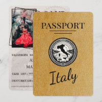 Gold Italy Passport