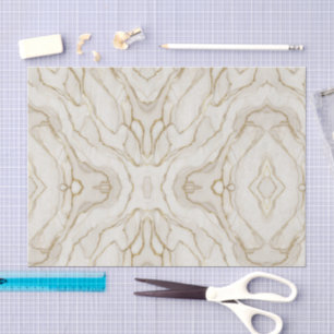 Gold & Ivory Marble Tissue Paper