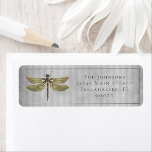 Gold Jewelled Dragonfly Wedding