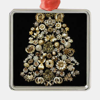 Gold Jewellery Christmas Tree Metal Tree Decoration