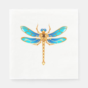 Gold jewellery dragonfly insect vip fun vector ima napkin