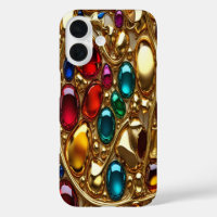 Gold & Jewels #42 - iPhone Cases