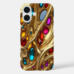 Gold & Jewels #45 - iPhone 16 Cases