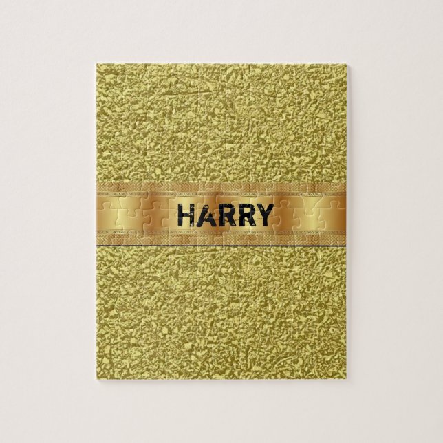 Gold Jigsaw Puzzle (Vertical)