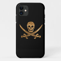 Gold Jolly Roger