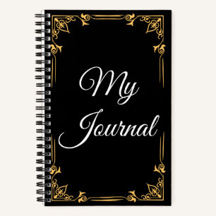 Gold Journal notebook