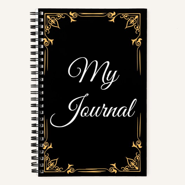 Gold Journal notebook (Front)