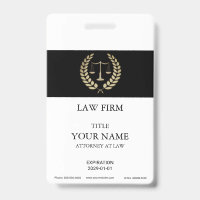 Gold Justice Scale Badge