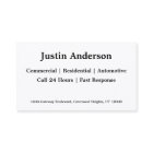 Gold Key Luxury Locksmith Services Business Card