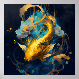 Gold Koi :: Poster