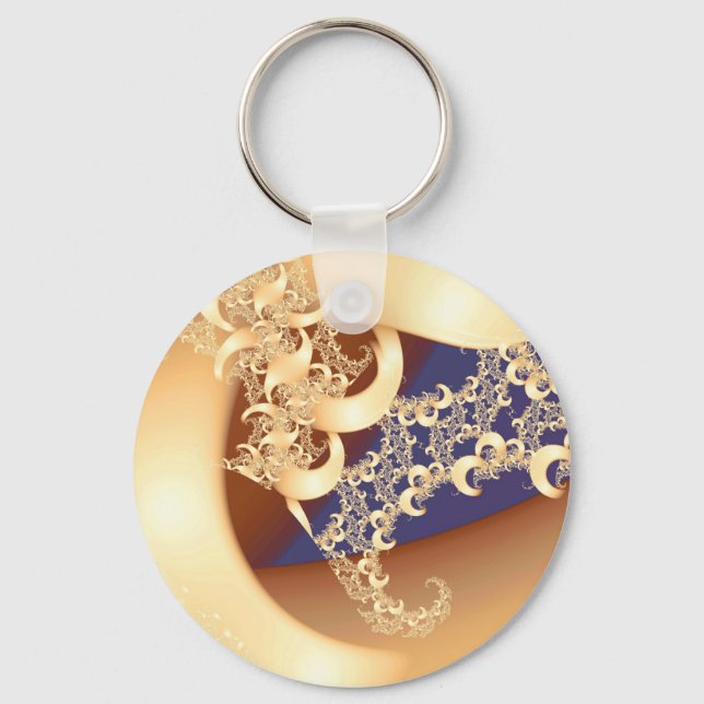Gold Lace Key Ring (Front)